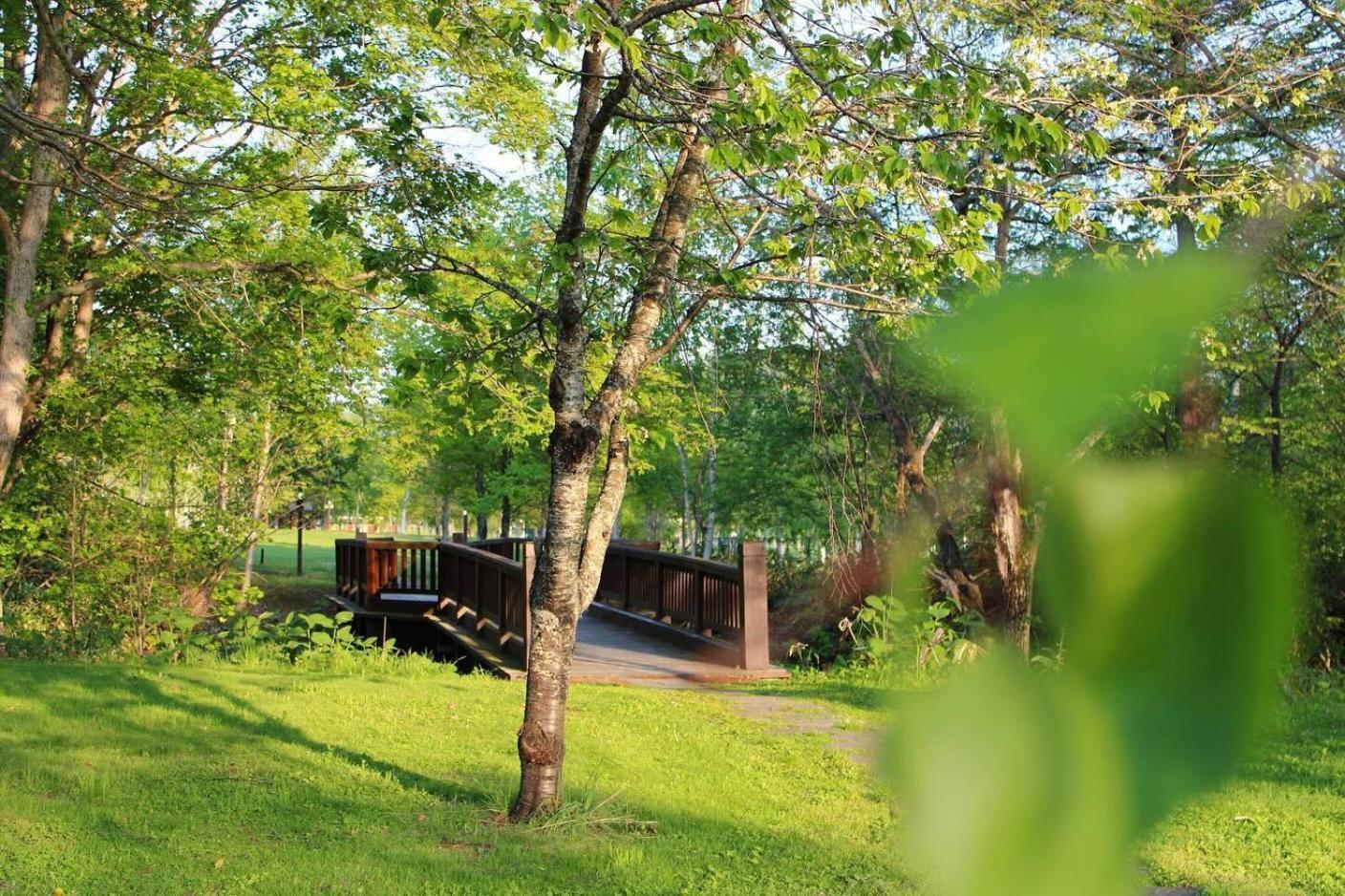 Log Hotel The Maple Lodge Iwamizawa Bagian luar foto